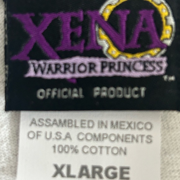 Vintage Xena Warrior Princess Girls Just Wanna Have Fun Vampire T-Shirt Men's XL - Picture 9 of 11